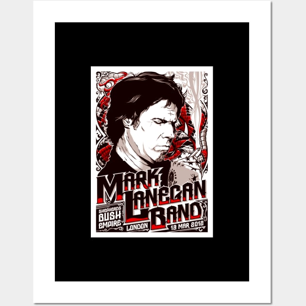 Mark Lanegan band Wall Art by Jennifer Bourbonnais